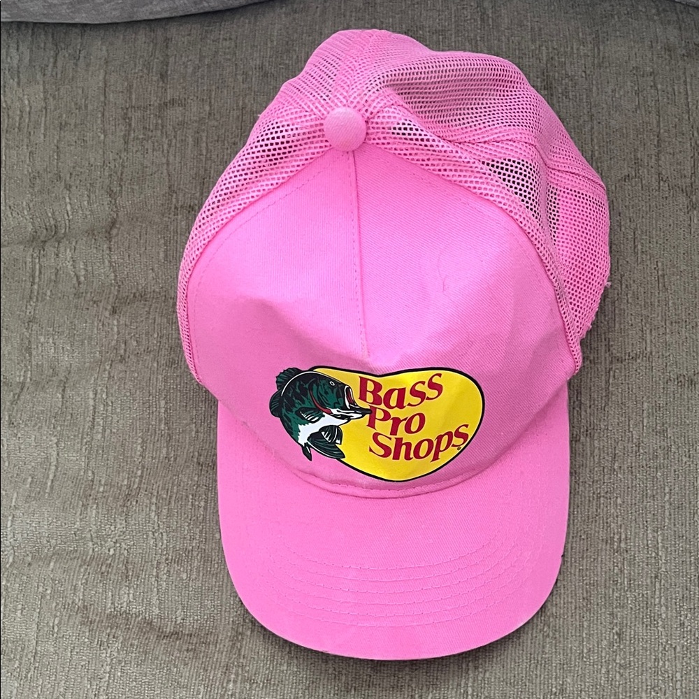 Bass Pro Shops Kids Bright Pink Cap